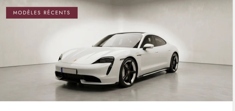 Porsche Taycan Turbo en studio